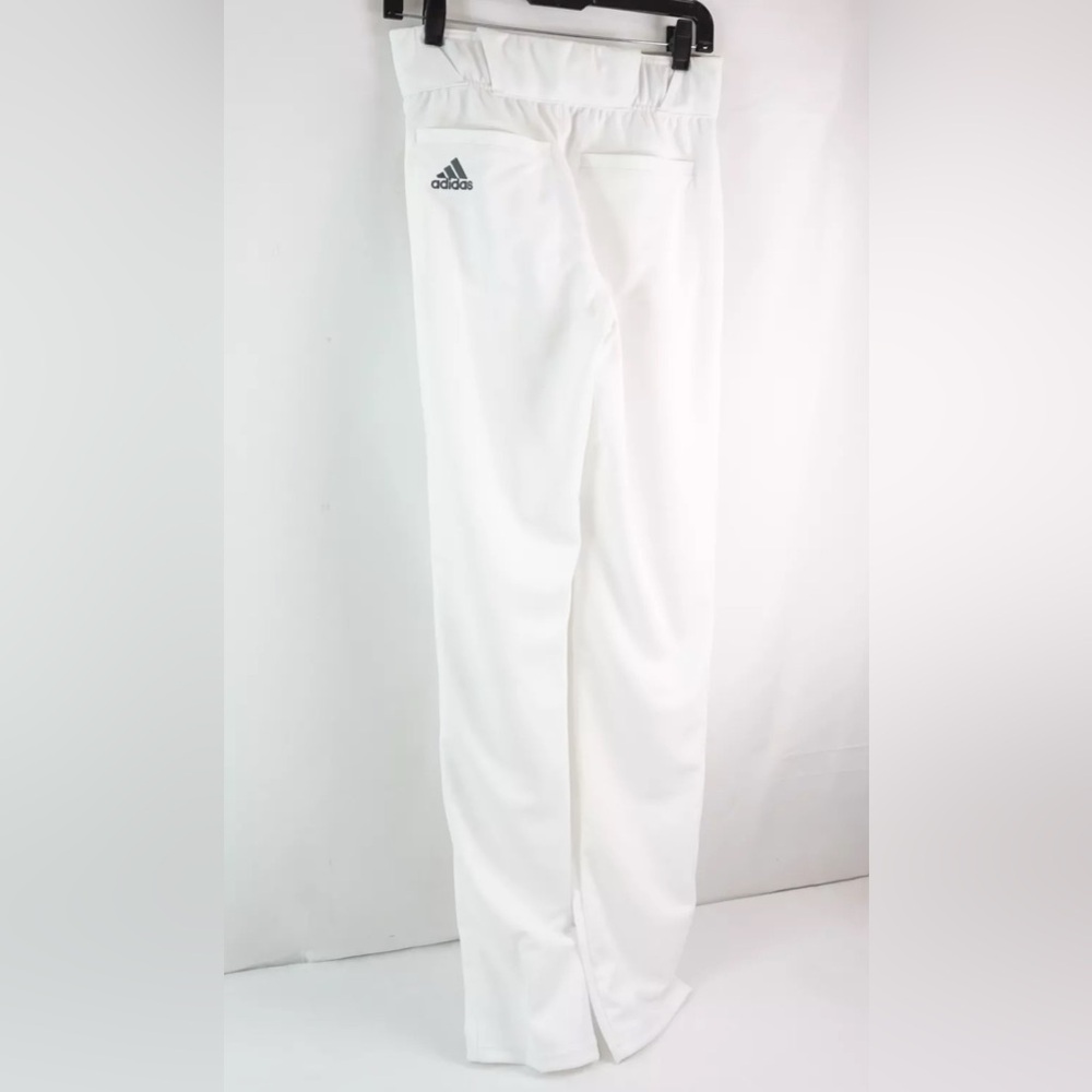 NWT Lot of 2x [adidas] Icon Pro White Open Hem Baseball Pants - Men’s Sz Small - Picture 5 of 15
